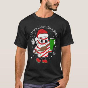 Camiseta Lá Fora, Parecendo Um Snack Stanley Tumbler Xmas