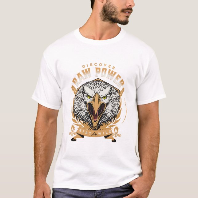 Camiseta La Force Brute Citation Inspiration Message Phrase (Frente)
