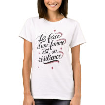 La force d'une femme est sa résilience