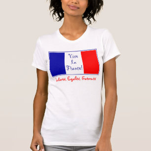 Camiseta La France - Liberté de Vive, Égalité, Fraternit