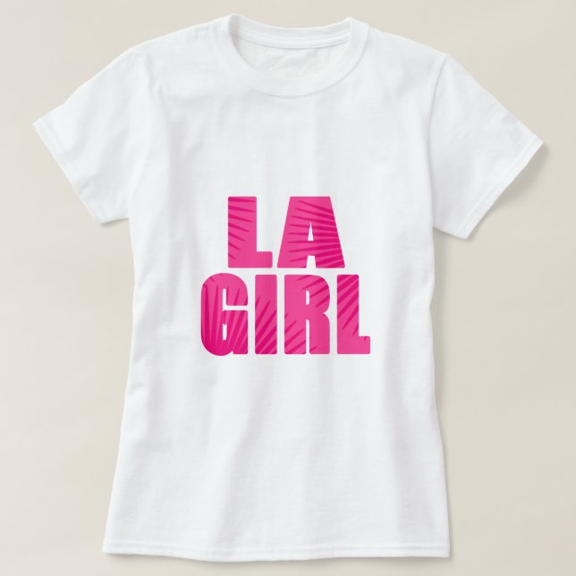 Camiseta LA Girl (Frente do Design)