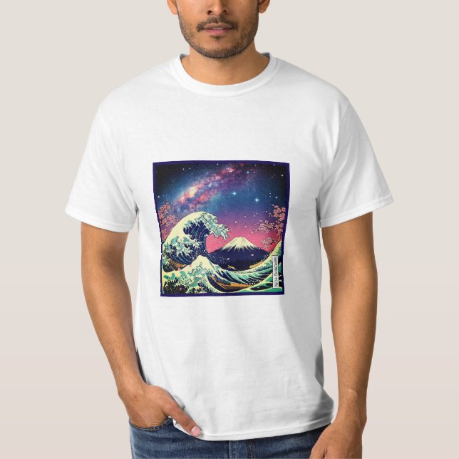Camiseta La Grande Vague de la Nuit Étoilée (Frente)