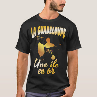 Camiseta La Guadeloupe une ile en or
