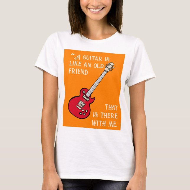 Camiseta la guitarra QUOTE (Frente)