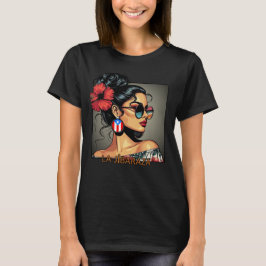 Camiseta La Jibaraza 12 – Jíbara Porto-Riquenha • Boricua
