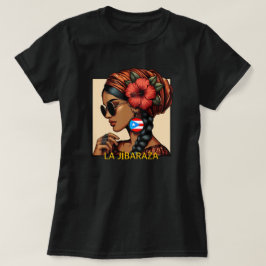 Camiseta La Jibaraza 2 – Jíbara Porto-Riquenha • Boricua