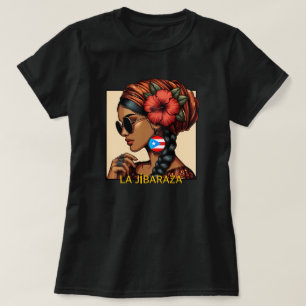 Camiseta La Jibaraza 2 – Jíbara Porto-Riquenha • Boricua