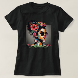 Camiseta La Jibaraza 3 – Jíbara Porto-Ricana • Boricua
