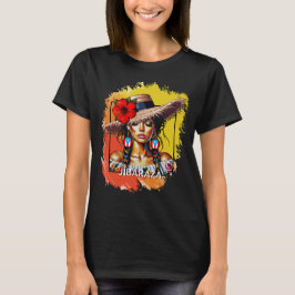 Camiseta La Jibaraza 5 – Jíbara Porto-Riquenha • Boricua