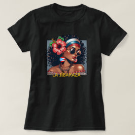 Camiseta La Jibaraza 6 – Jíbara Porto-Riquenha • Boricua