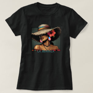 Camiseta La Jibaraza 8 – Jíbara Porto-Riquenha • Boricua