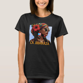 Camiseta La Jibaraza 9 – Jíbara Porto-Riquenha • Boricua