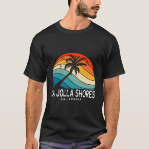 Camiseta La Jolla Shores California Beach Palm Tree Souveni