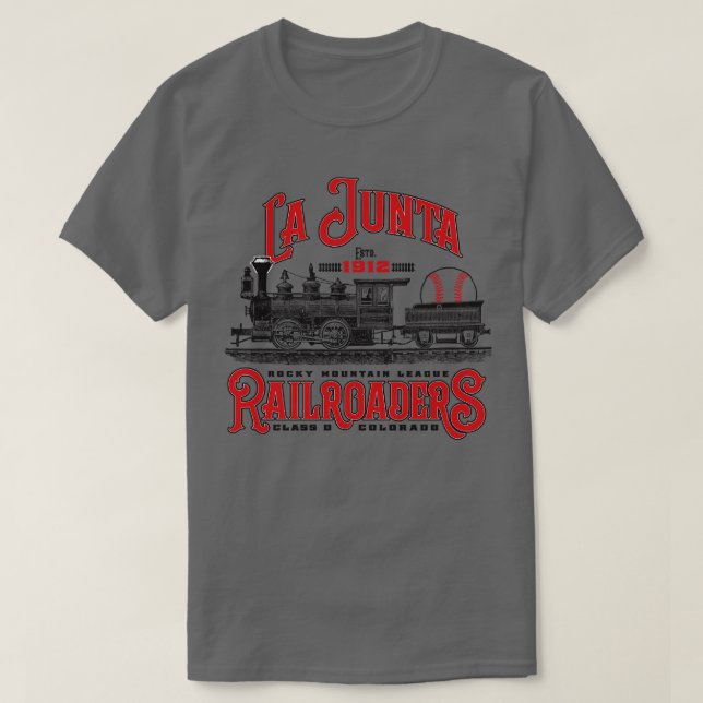 Camiseta La Junta Railroaders (Frente do Design)
