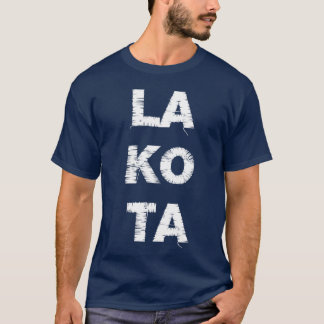 Camiseta LA KO a branco