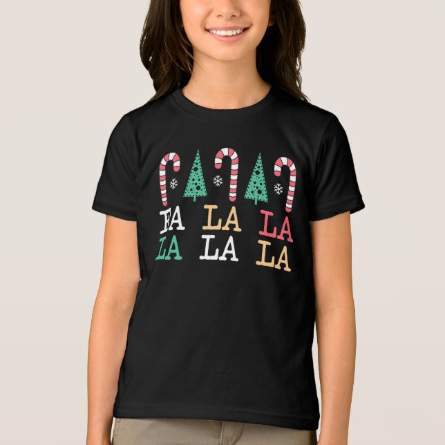 Camiseta La La La Merry Natal-64658 (Frente)