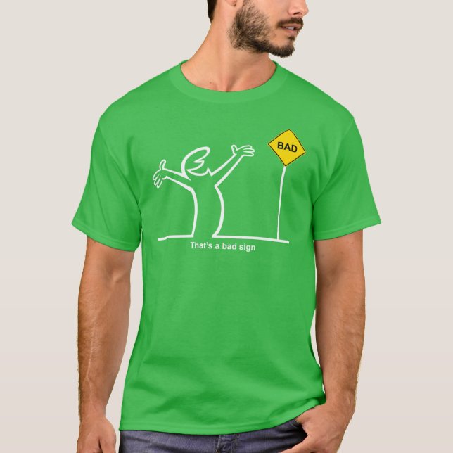 Camiseta La Linea Sinal Ruim vintage (Frente)