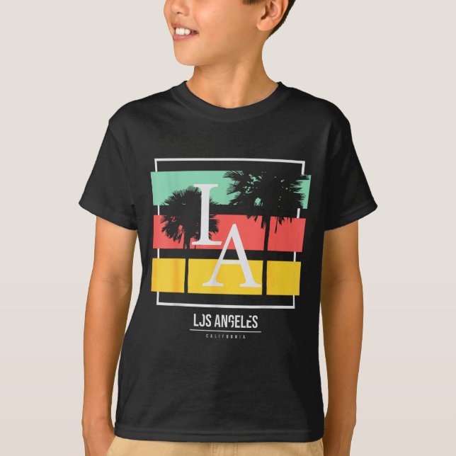 Camiseta La Los Angeles California  (Frente)