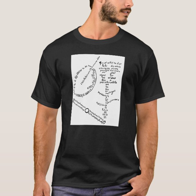 Camiseta La Mandoline, l’oeillet le bambou, Apollinaire (Frente)