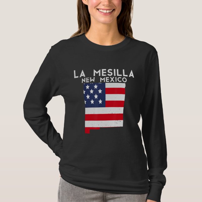 Camiseta La Mesilla EUA State America Viagem New Mexico Ne (Frente)