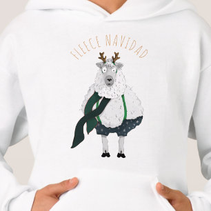 Camiseta 'Lã Navidad' Diversão Adesivo Engraçado de Ovelha 
