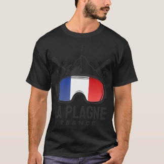 Camiseta La Plagne França Ski Resort Skiing Souvenir