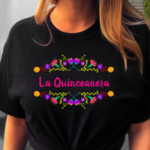 La Quinceanera Festa Mexicana Preta de Aniversário