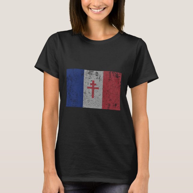 Camiseta La Resistance The French Flag France Paris Wwii T (Frente)