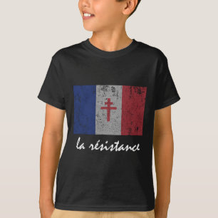 Camiseta La Resistance The French Flag France Paris Wwii T
