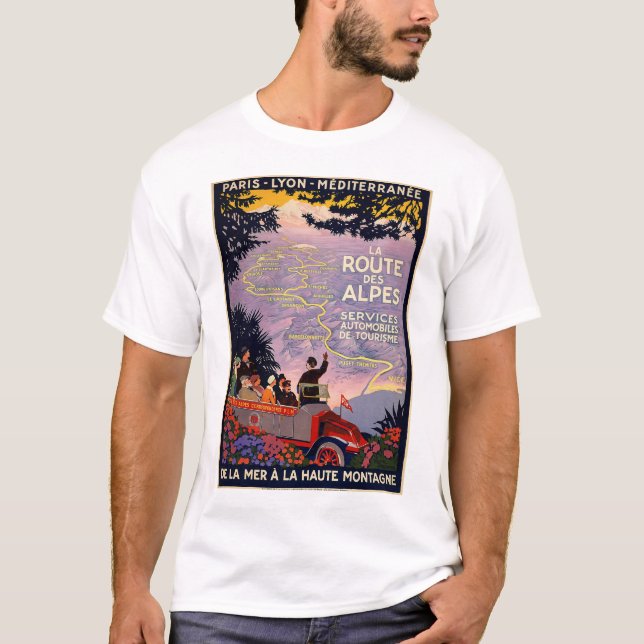 Camiseta La route des Alpes (Frente)