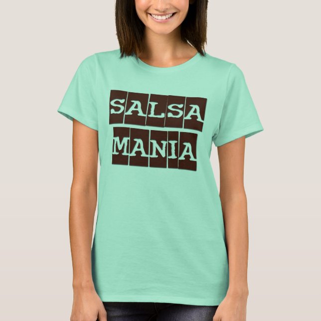 Camiseta La Salsa es mi Mania (Frente)