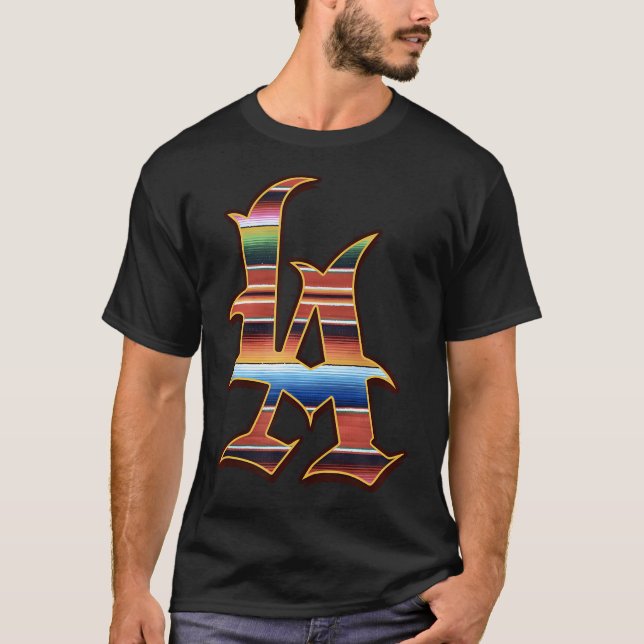 Camiseta La Sarape Los Angeles La Sarape East La Baseball M (Frente)