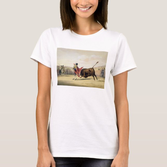 Camiseta La Suerte de la Capa, 1865 (litho da cor) (Frente)
