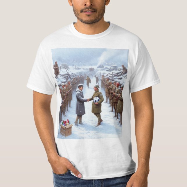 Camiseta La Tregua de Navidad: Un Recuerdo de Paz (Frente)