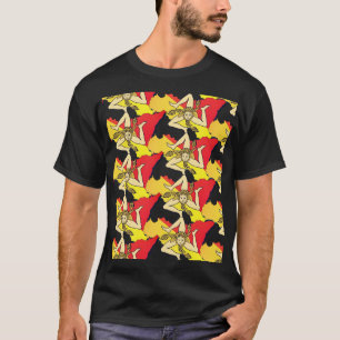 Camiseta La Trinacria — símbolo de 3 pernas da Sicília