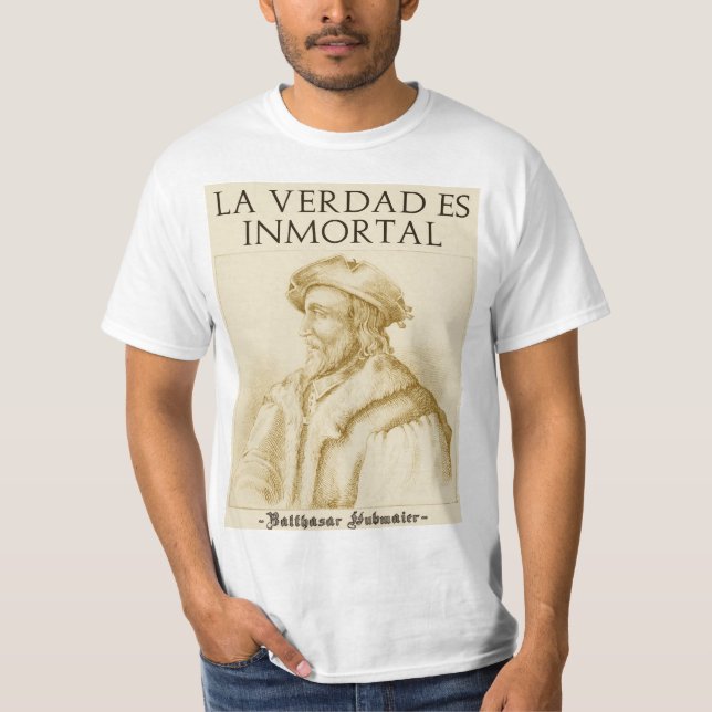Camiseta La Verdad Es Inmortal(Gold) - Económica (Frente)