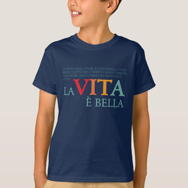 Camiseta La vita è bella (Frente)