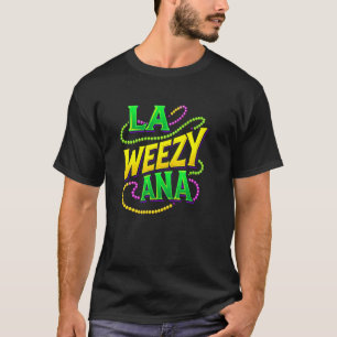 Camiseta La Weezy Ana Contas Louisiana Nova Orleans Mardi G