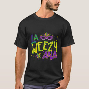 Camiseta La Weezy Ana Mardi Gras Louisiana Fat Terça Nova