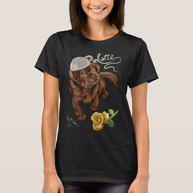 Camiseta Lab Chocolate Latte (Frente)