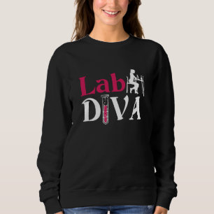 Camiseta Lab Diva Lab Tech Chemist Laboratory Technician