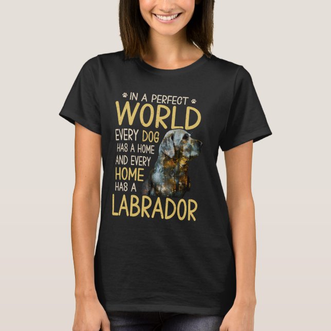 Camiseta Lab Dog Labrador Retriever Mãe 1 (Frente)