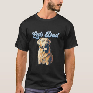 Camiseta Lab Pai Labrador Cachorro Cachorro Cachorro Cachor