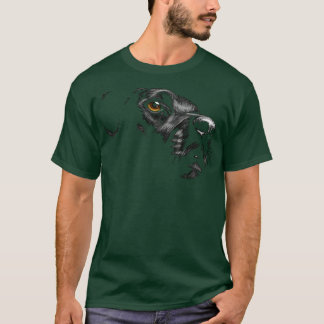 Camiseta Lab Preto Labrador Retriever Dourado Olho Retrieve