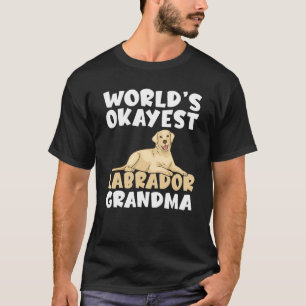 Camiseta Lab Retriever Avó Labradores Mais ou Menos do Mund