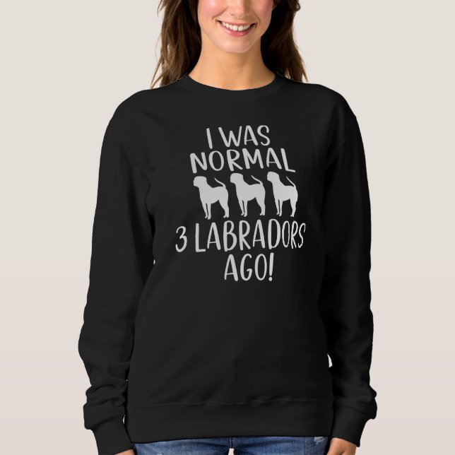 Camiseta Lab Retriever I Era Normal 3 Labradores Ago Labrad (Frente)