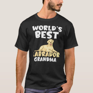 Camiseta Lab Retriever Words Best Labrador Grandma
