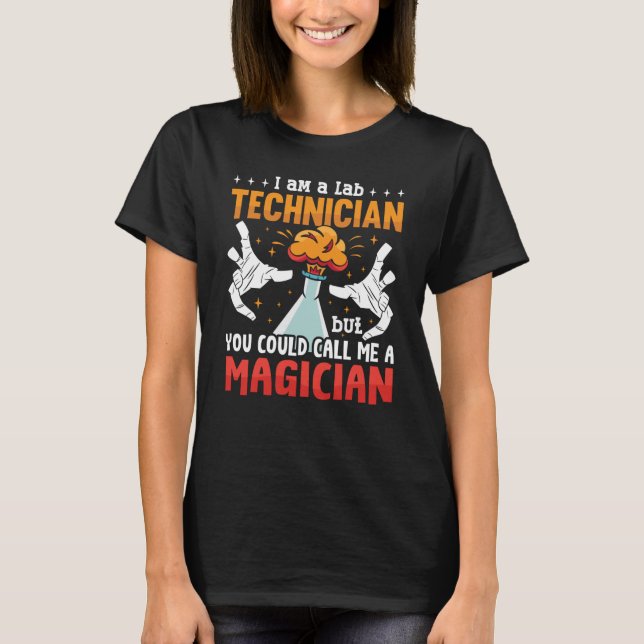 Camiseta Lab Tech I Am A Lab Technicic Laboratory Science (Frente)
