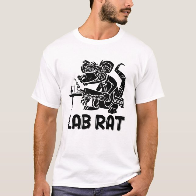 Camiseta Lab Tech Lab Rat Chemist Laboratory Technician (Frente)