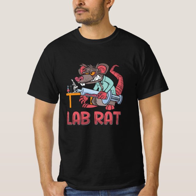 Camiseta Lab Tech Lab Rat Laboratory Chemist Technician (Frente)